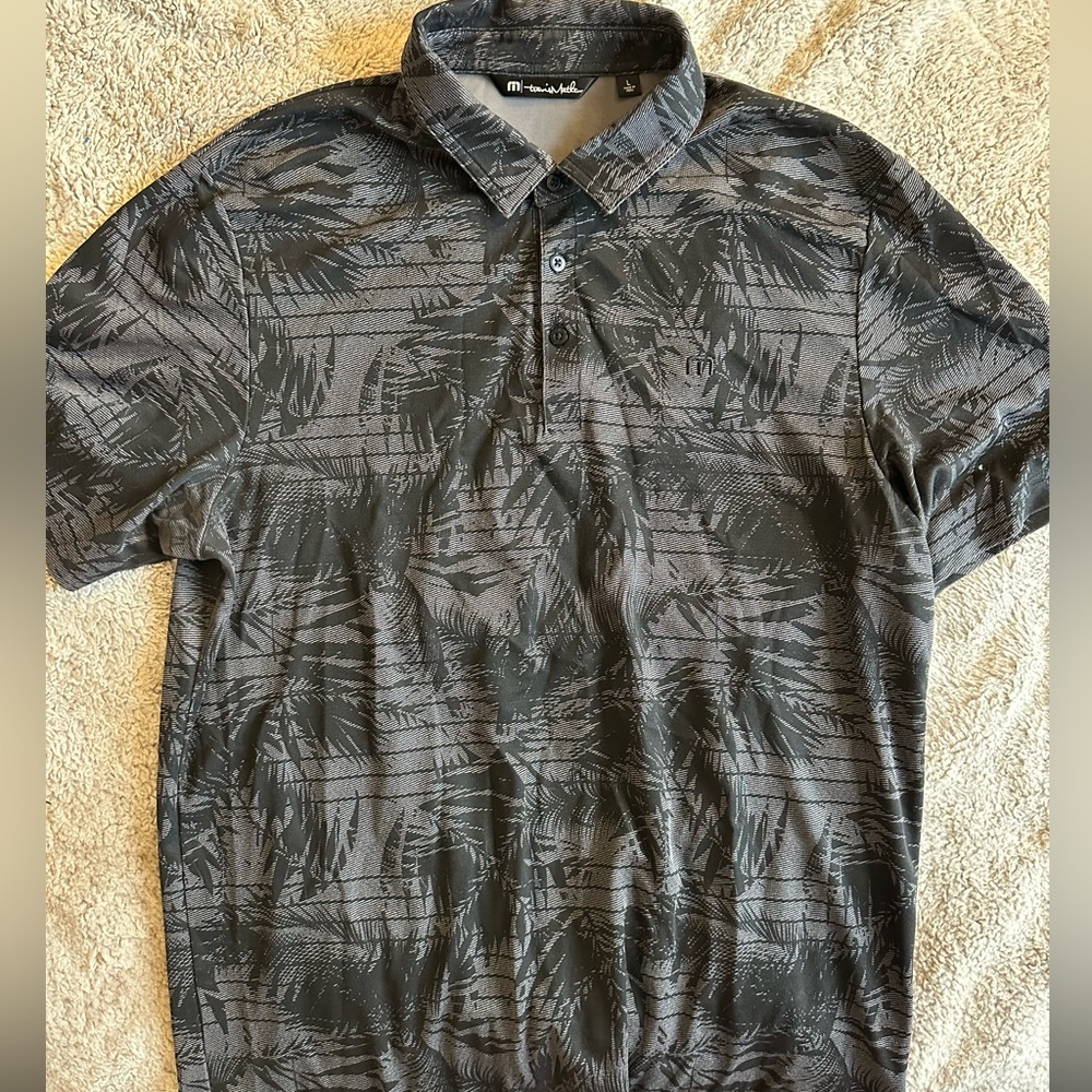 Travis Mathew palm tree polo